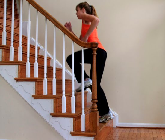 Ejercicios en escaleras