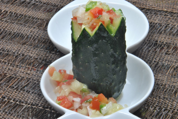 Pepinos rellenos