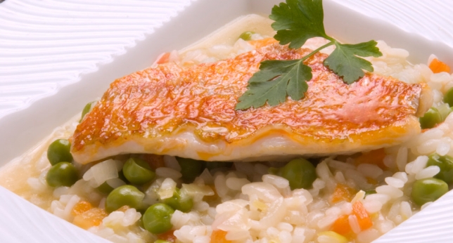 Receta de arroz y pescado