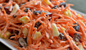 Receta de ensalada de zanahoria y pasitas