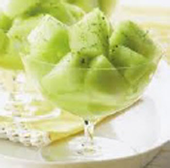 Receta de melón con limón y jengibre