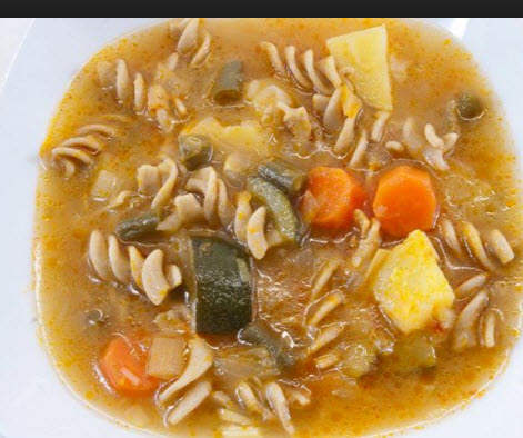 Receta de sopa de minestrón rápida