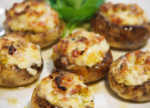 Receta de champignones rellenos con queso