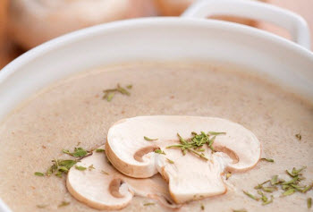 Receta de crema de champignones