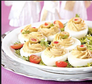 Receta de huevos duros rellenos