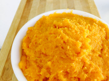 Receta de puré con sabor a camote