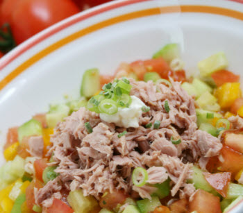 Receta de salpicón de atún