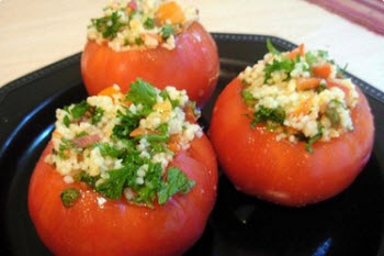 Receta de tomates rellenos de verduras