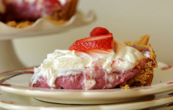 Receta de pie de frambuesas, moras, ciruelas o fresas