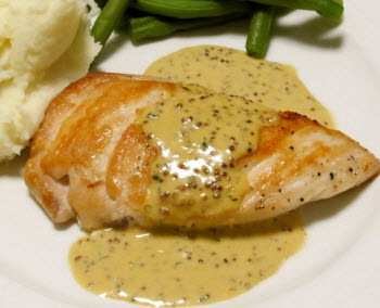 Receta de pollo a la mostaza