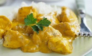 Receta de pollo al curry