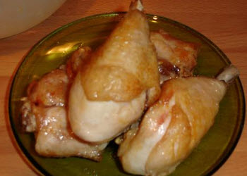 Receta de pollo al melón con tomate